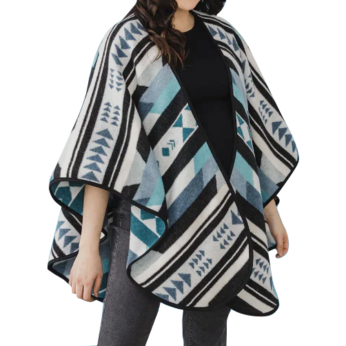 Indigenous Design Reversible Shawl